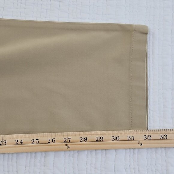 Club Room Men's Size 34x32 4-Way Stretch Chino Golf Pant Khaki Relaxed Straight - Picture 9 of 14